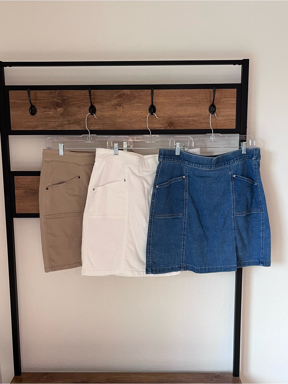 Jag Jeans Denim Coupe Classique Skorts Bundle of 3 - Size 14